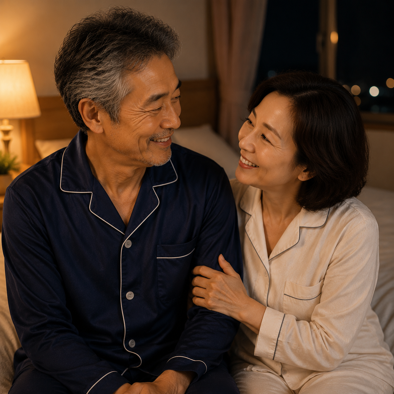 妻が励ます